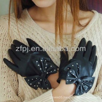 Manufacture sex Gloves,imitate silk lining Glove